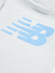 New Balance Grey Kids RC Packable Ripstop Jacket - Image 9 of 10