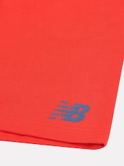 New Balance Red New Balance Kids Stacked Logo T-Shirt and Short Set - Image 10 of 10