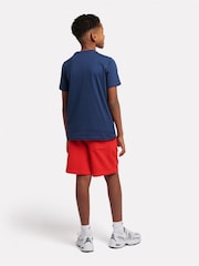 New Balance Red New Balance Kids Stacked Logo T-Shirt and Short Set - Image 2 of 10