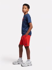 New Balance Red New Balance Kids Stacked Logo T-Shirt and Short Set - Image 3 of 10