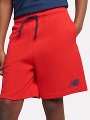 New Balance Red New Balance Kids Stacked Logo T-Shirt and Short Set - Image 5 of 10