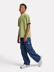 New Balance Green Kids Premium Racking Rib T-Shirt - Image 5 of 9