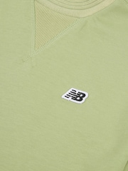 New Balance Green Kids Premium Racking Rib T-Shirt - Image 6 of 9
