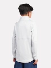 New Balance Grey Kids Heat Grid Quarter Zip Sweatshirt - Image 3 of 9