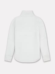 New Balance Grey Kids Heat Grid Quarter Zip Sweatshirt - Image 8 of 9