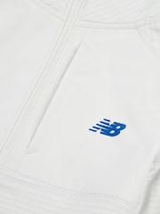 New Balance Grey Kids Heat Grid Quarter Zip Sweatshirt - Image 9 of 9