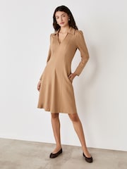 Finery Bethany Ponte Jersey Knee Length Dress - Image 2 of 4