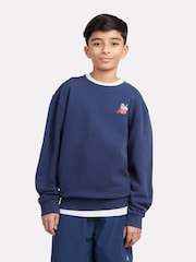 New Balance Blue Kids Sneaker Guy Crew Sweatshirt - Image 1 of 10