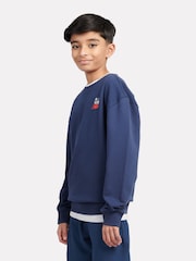 New Balance Blue Kids Sneaker Guy Crew Sweatshirt - Image 2 of 10