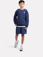 New Balance Blue Kids Sneaker Guy Crew Sweatshirt - Image 5 of 10