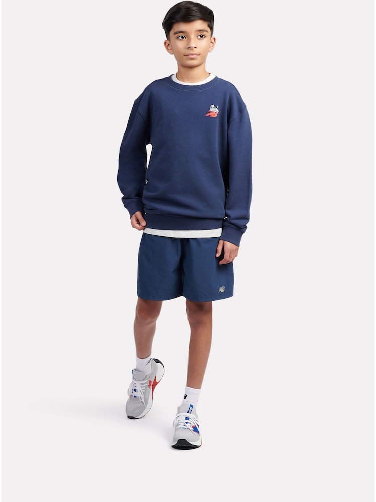 New Balance Blue Kids Sneaker Guy Crew Sweatshirt - Image 5 of 10