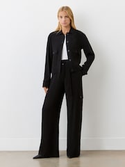 Finery Black Alexa Black Utility Jacket - Image 1 of 4