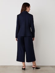 Finery Navy Jules Ponte Jersey Blazer - Image 4 of 4