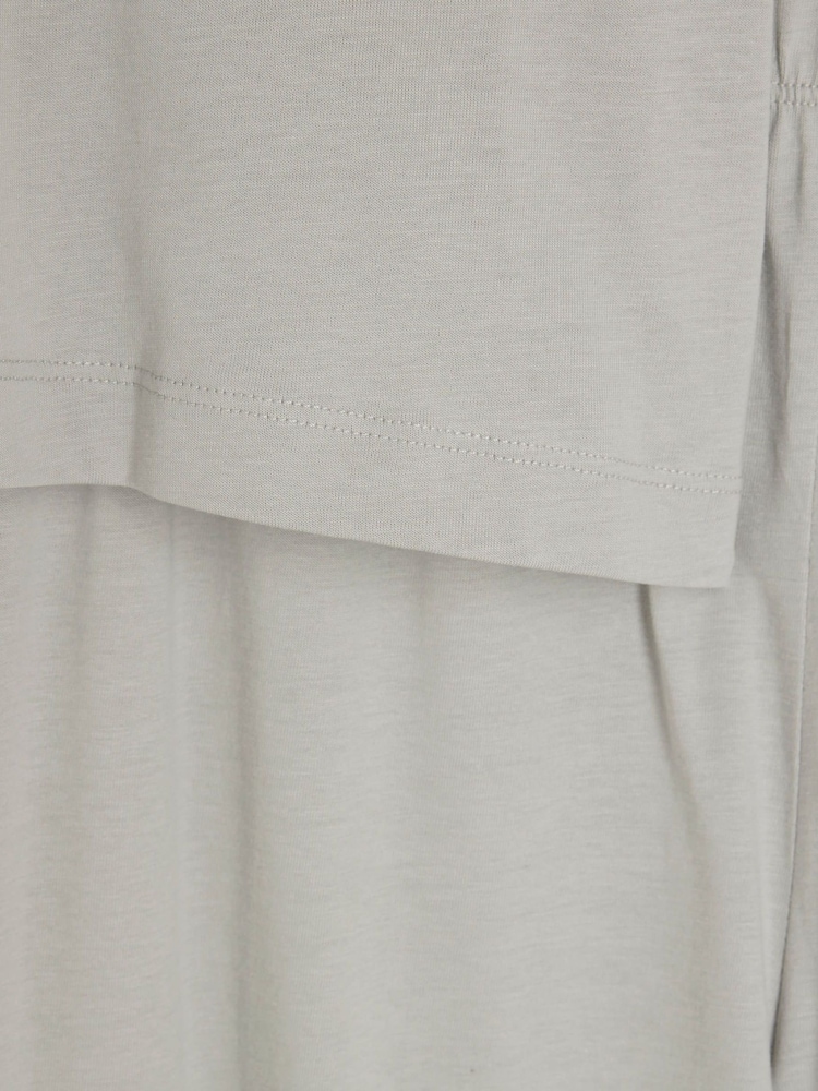River Island Grey Short Sleeve 100% Cotton T-Shirt and Joggers Set - Image 6 of 6