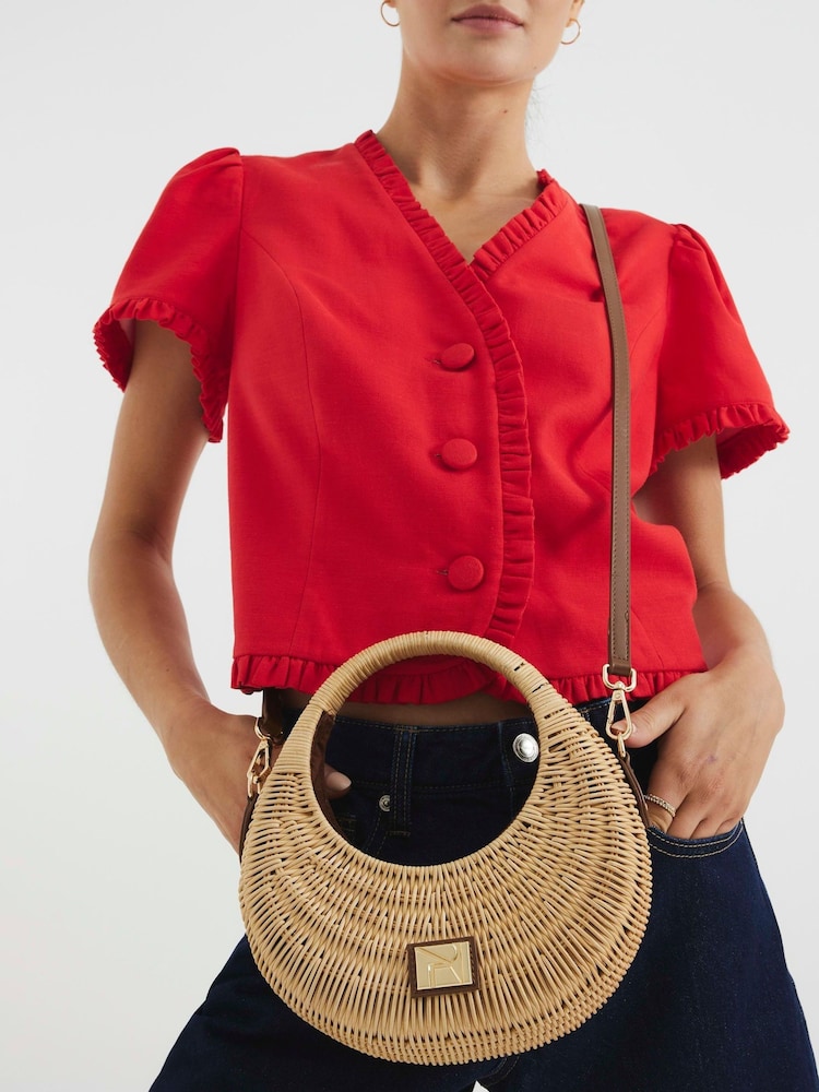 Сумка из рафии River Island - Image 1 of 6