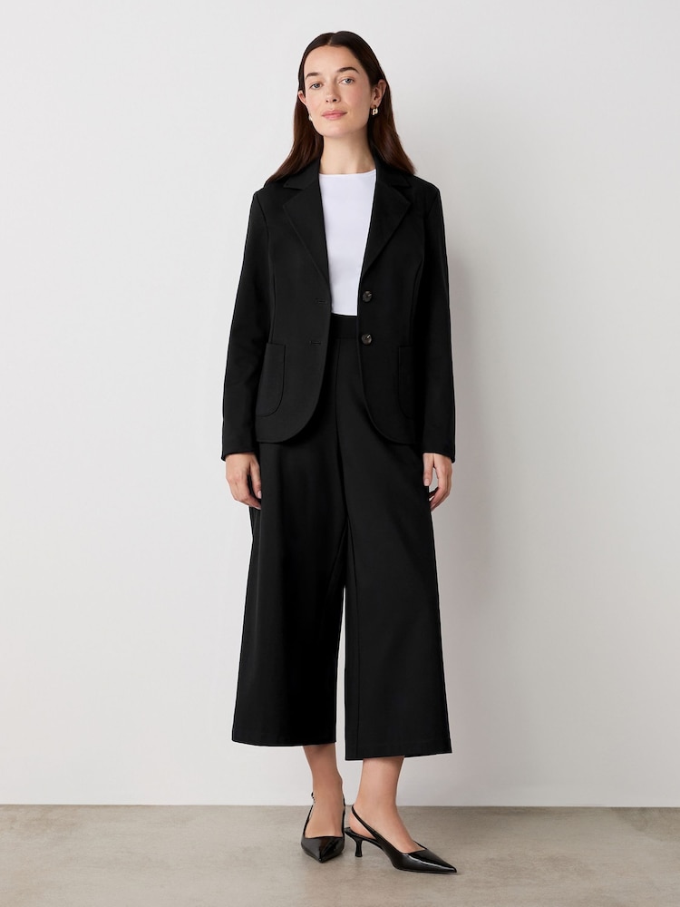 Finery Black Jules Ponte Jersey Blazer - Image 1 of 4 Finery Black Jules Ponte Jersey Blazer - Image 1 of 4