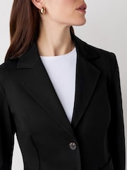 Finery Black Jules Ponte Jersey Blazer - Image 3 of 4