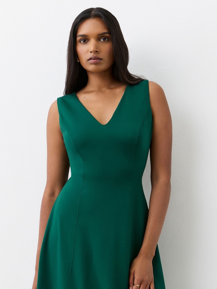 Finery Adele Bottle Ponte Jersey Midi Dress - Image 2 of 4