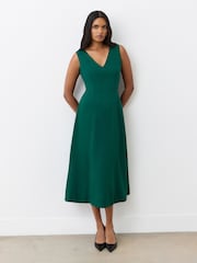 Finery Adele Bottle Ponte Jersey Midi Dress - Image 3 of 4