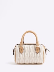 River Island сумка-боулер со сборками - Image 2 of 5