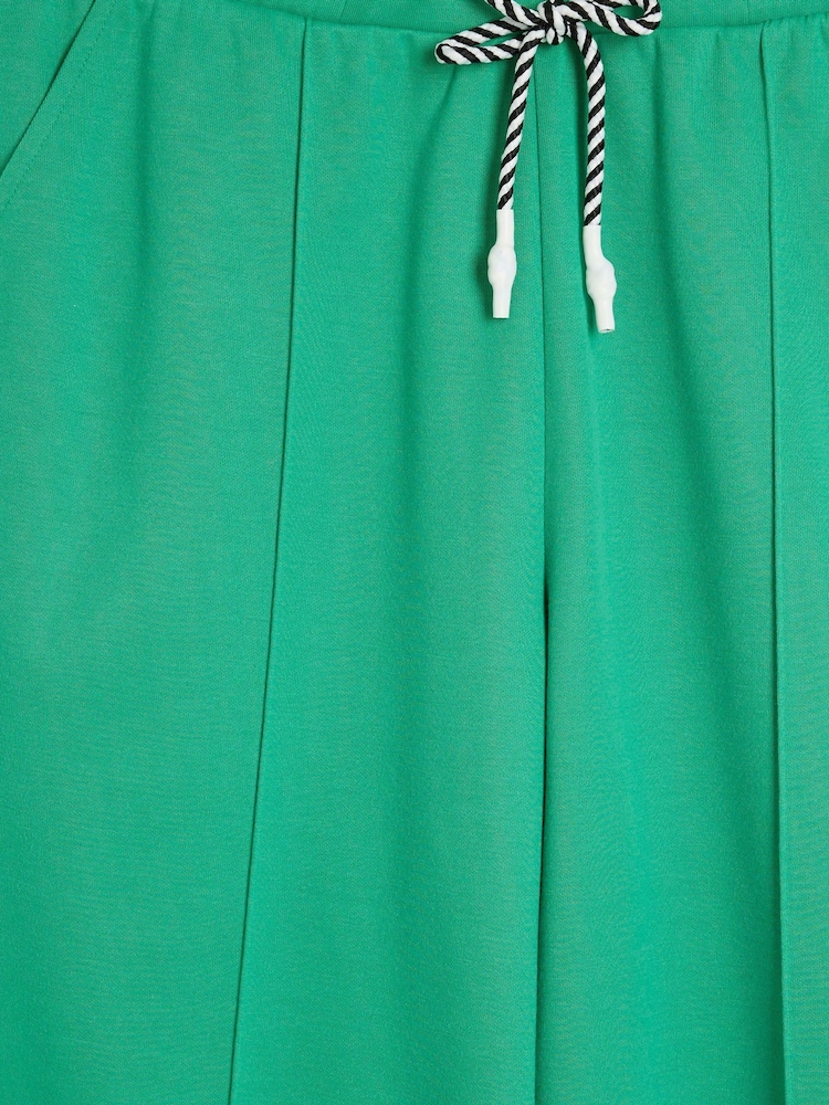 River Island Green Side Stripe Wide Leg Joggers - Image 6 of 6
