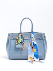 River Island Blue Charm Tote Bag - Image 2 of 6