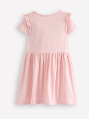 Boden Pink Ice Cream Betty Jersey Applique 100% Cotton Dress - Image 2 of 3