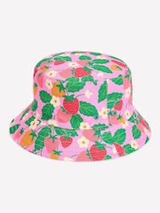 Boden Pink Bucket 100% Cotton Hat - Image 2 of 3