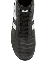 Gola Charcoal Black Juniors Ceptor MLD Pro Microfibre Lace-Up Football Boots - Image 4 of 5