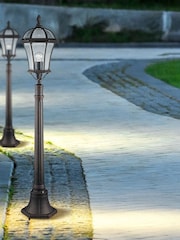 Searchlight Rustic Brown Heritage Outdoor Post Light - Image 1 of 4