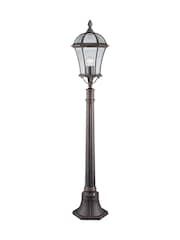 Searchlight Rustic Brown Heritage Outdoor Post Light - Image 2 of 4