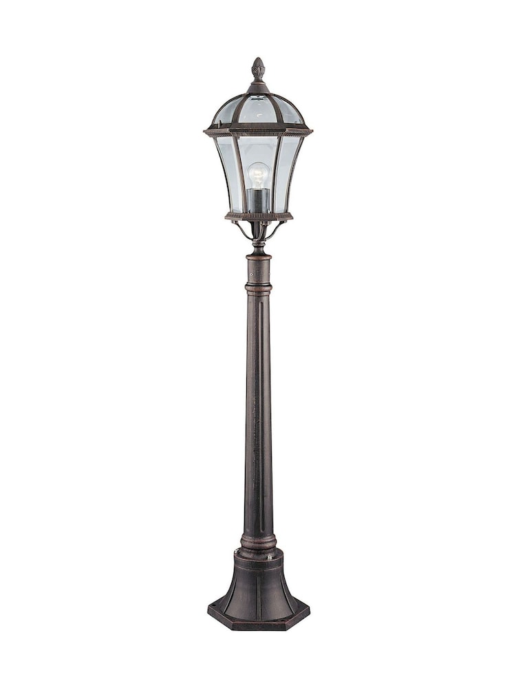 Searchlight Rustic Brown Heritage Outdoor Post Light - Image 2 of 4
