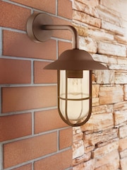 Searchlight Brown Manhattan Outdoor Wall Light - Image 1 of 4