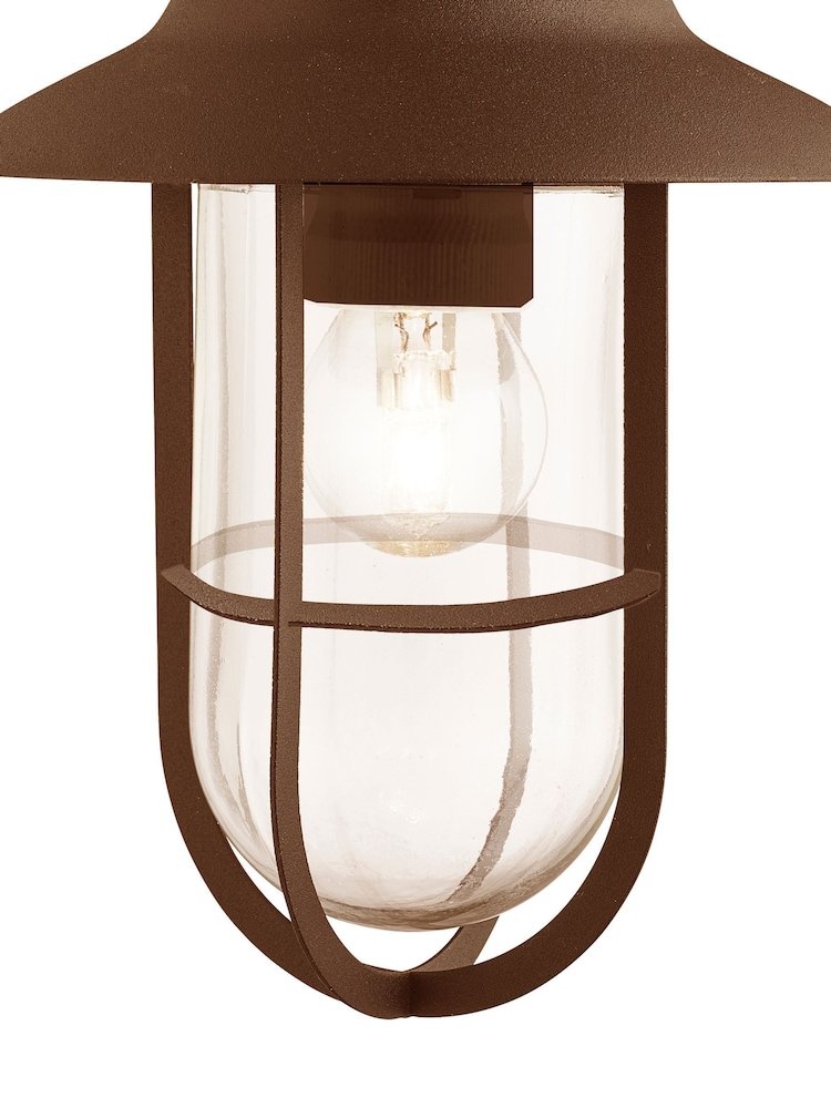 Searchlight Brown Manhattan Outdoor Wall Light - Image 4 of 4