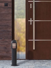 Searchlight Black Lancelot Small Outdoor Post Light - Image 1 of 4