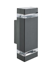 Searchlight Black Durham Rectangle LED Outdoor Wall Light - Image 3 of 4