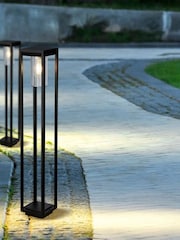 Searchlight Sand Black Blackstone Large Outdoor Post Light - Image 1 of 4
