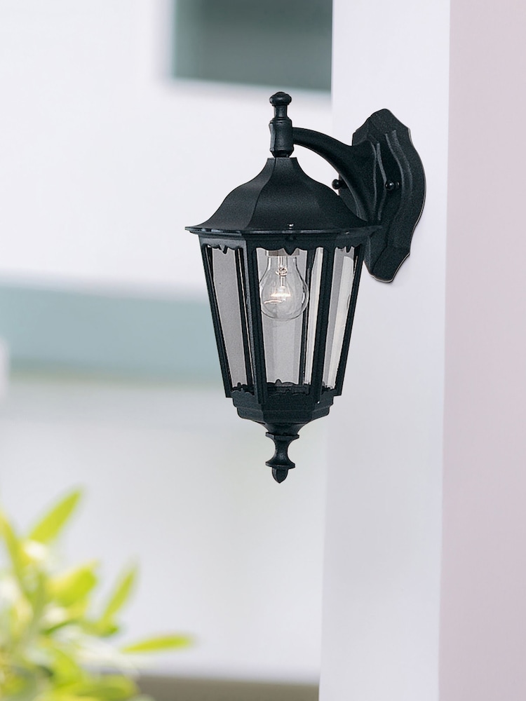 Searchlight Black Luna Outdoor Wall Light - Image 1 of 4