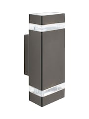 Searchlight Grey Durham Rectangle GY Outdoor Wall Light - Image 2 of 4