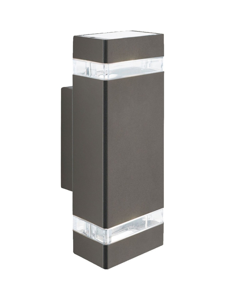 Searchlight Grey Durham Rectangle GY Outdoor Wall Light - Image 2 of 4