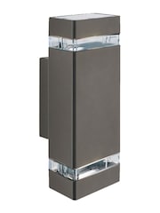 Searchlight Grey Durham Rectangle GY Outdoor Wall Light - Image 3 of 4