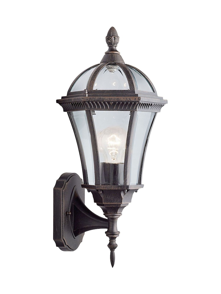 Searchlight Brown Heritage Wall Outdoor Uplight - Image 2 of 3 Searchlight Brown Heritage Wall Outdoor Uplight - Image 2 of 3