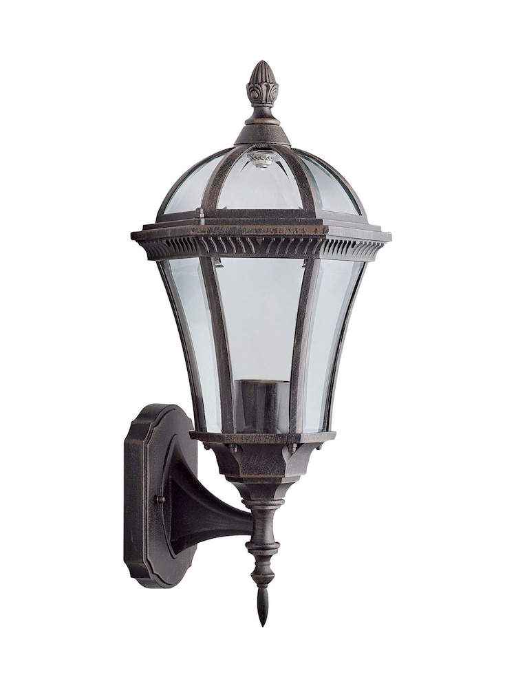 Searchlight Brown Heritage Wall Outdoor Uplight - Image 3 of 3 Searchlight Brown Heritage Wall Outdoor Uplight - Image 3 of 3