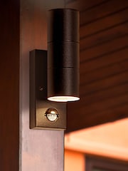 Searchlight Rust Brown Liberty Outdoor Wall Light - Image 1 of 4