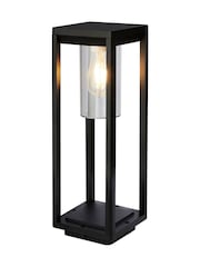 Searchlight Matt Black Blackstone Small Outdoor Post Light - Image 2 of 4