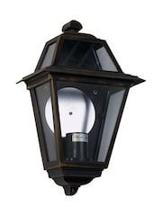 Searchlight Black and Gold Cannes Outdoor Wall Light - Image 3 of 3