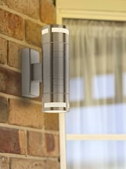 Searchlight Stainless Steel Liberty Outdoor Wall Light - Image 1 of 3
