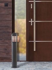 Searchlight Matt Black Lancelot Outdoor Post Light - Image 1 of 4