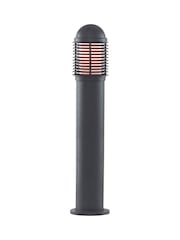 Searchlight Matt Black Lancelot Outdoor Post Light - Image 2 of 4