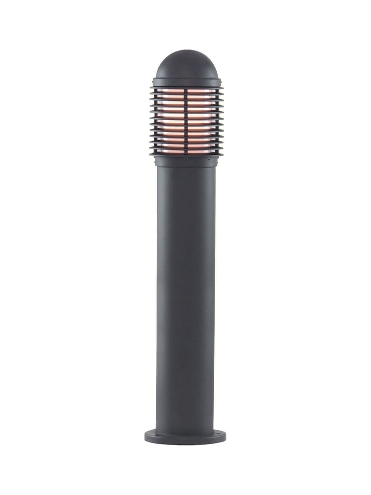 Searchlight Matt Black Lancelot Outdoor Post Light - Image 2 of 4